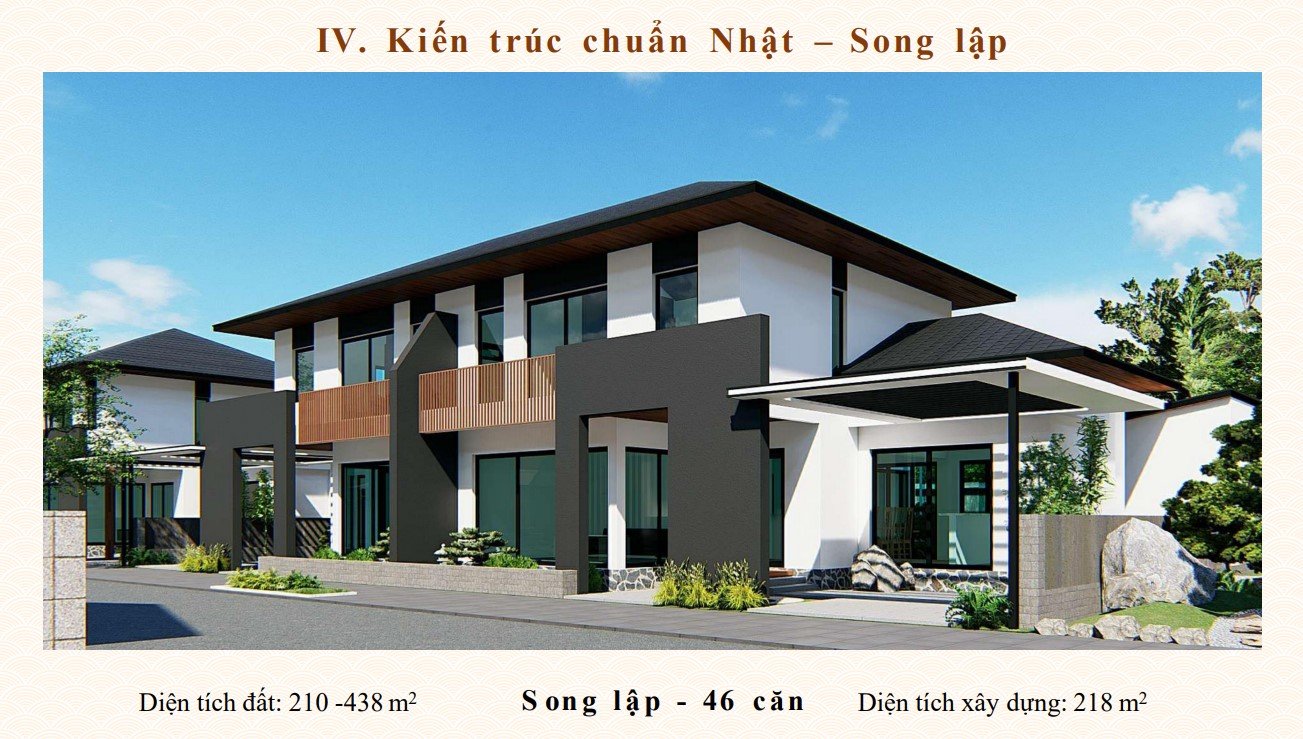 Biệt thự song lập dự án Sun Onsen Village Quang Hanh 