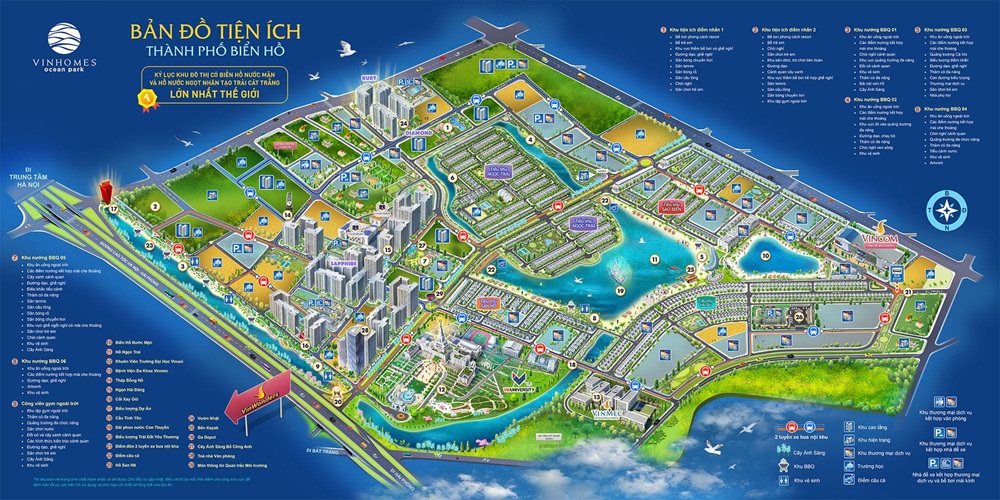 So với Vinhomes Ocean Park: Quy hoạch “đô thị biển” có chiều sâu hơn