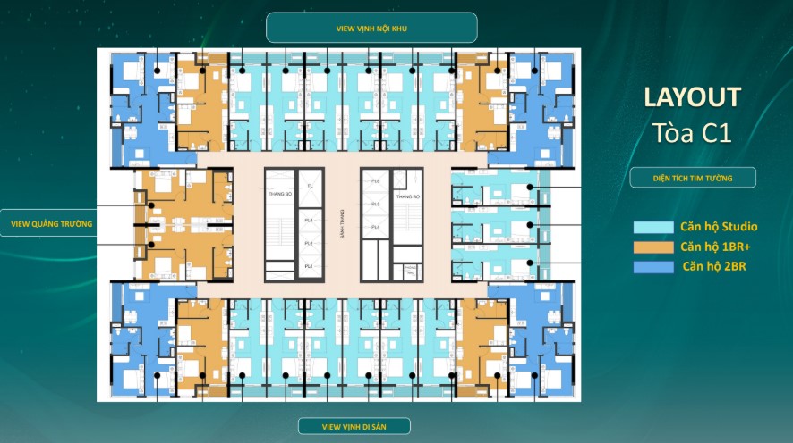 Mặt bằng dự án Sun Centro Town Hạ Long