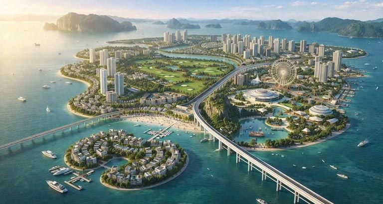 Vinhomes Hạ Long Xanh có vị trí siêu kết nối