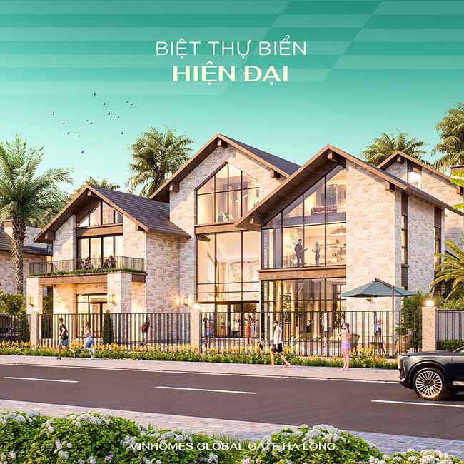 Biệt thự biển hiện đại Vinhomes Hạ Long Xanh