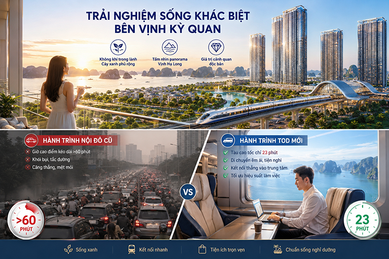 Tiềm năng đầu tư từ quần thể hệ thống tiện ích tại Vinhomes Hạ Long Xanh