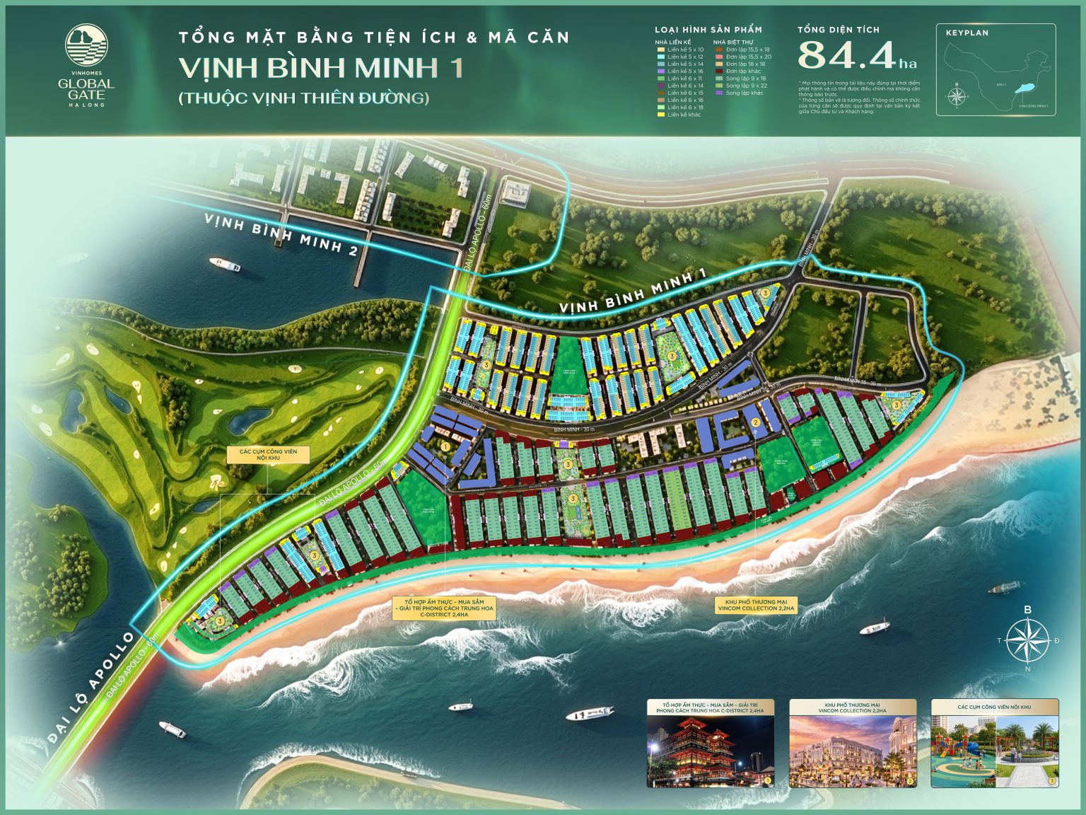 Tiểu Khu Vịnh Bình Minh Vinhomes Hạ Long Xanh | Vị trí, mặt bằng, giá bán 2026