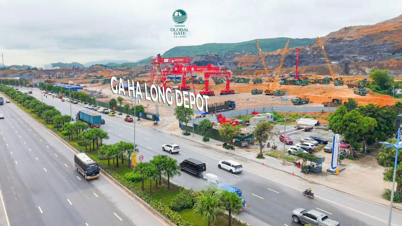 Tiến độ Hạ Long Station và Ga Hạ Long Depot tại Vinhomes Hạ Long Xanh Tiến độ Hạ Long Station và Ga Hạ Long Depot tại Vinhomes Hạ Long Xanh