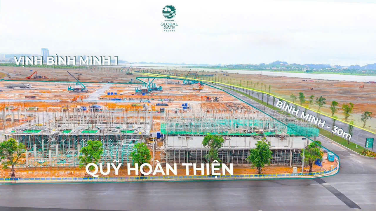 Tiến độ xây dựng phân khu Vịnh Bình Minh 1 Vinhomes Hạ Long Xanh Tiến độ xây dựng phân khu Vịnh Bình Minh 1 Vinhomes Hạ Long Xanh