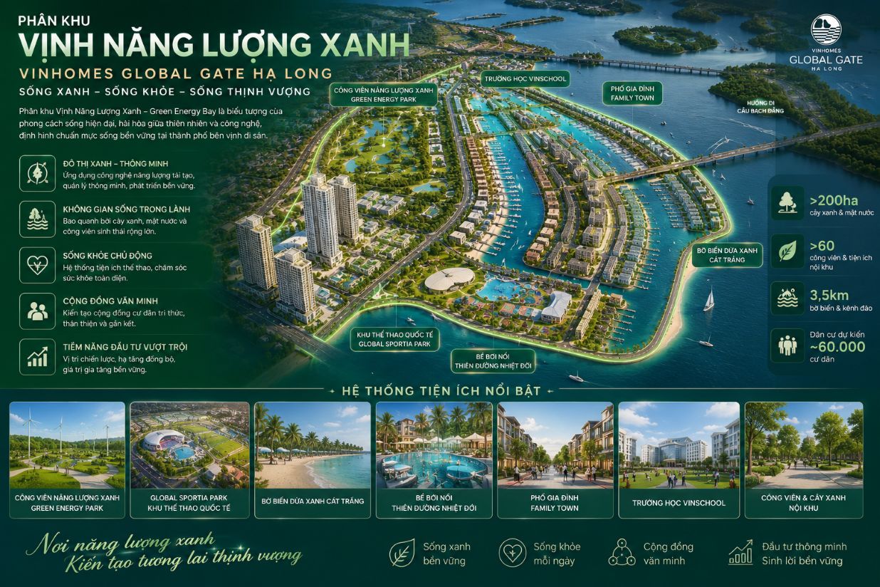 Vịnh Năng Lượng Xanh Vinhomes Hạ Long Xanh Green Energy Bay Vịnh Năng Lượng Xanh Vinhomes Hạ Long Xanh Green Energy Bay