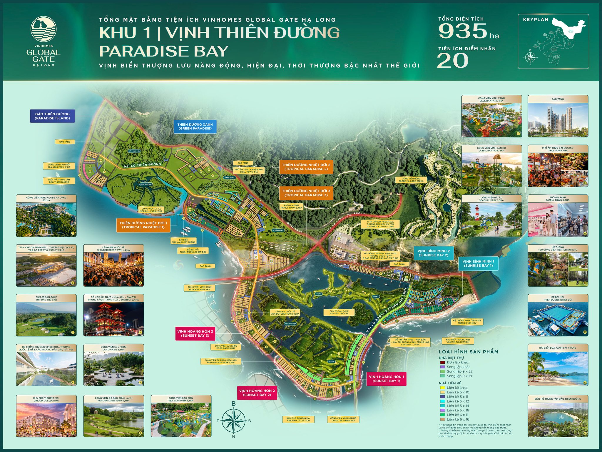 Tổng quan Thiên Đường Nhiệt Đới Vinhomes Hạ Long Xanh Tổng quan Thiên Đường Nhiệt Đới Vinhomes Hạ Long Xanh