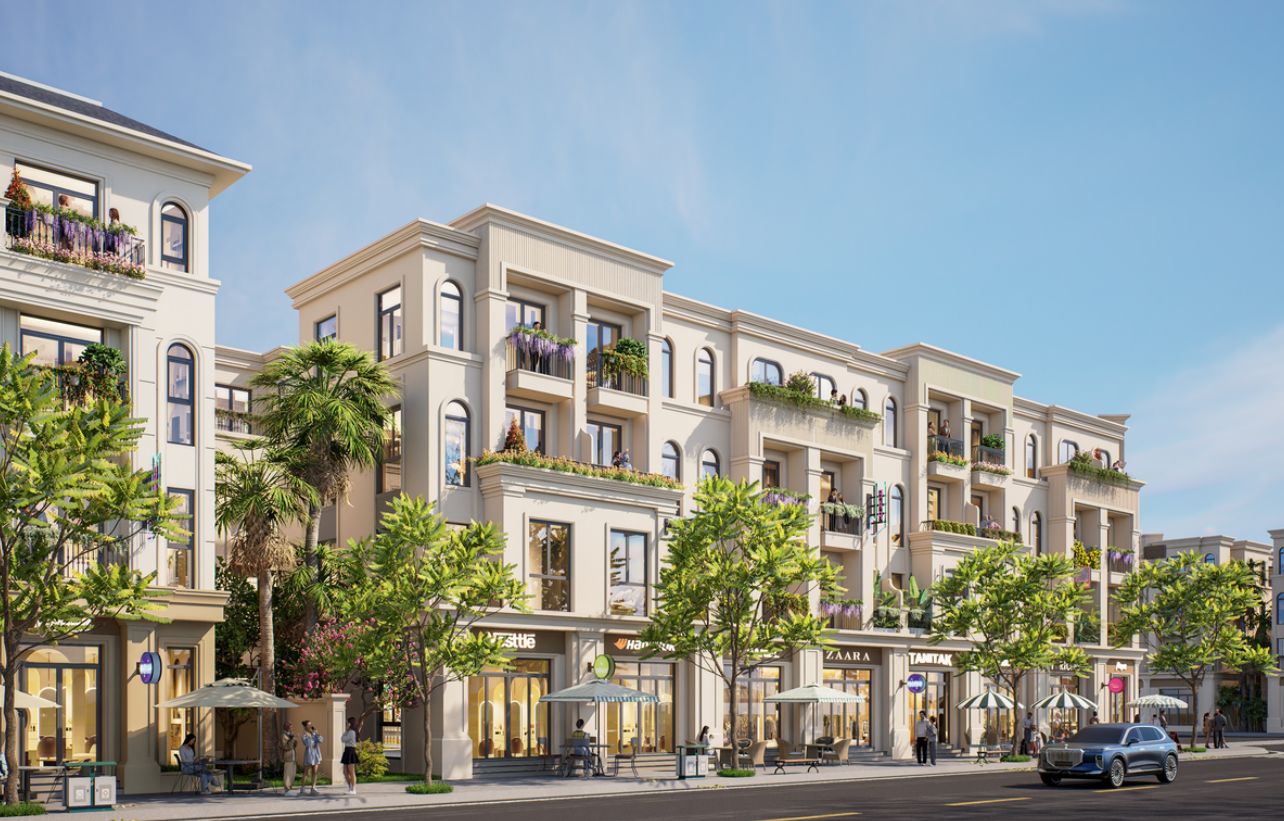 Layout thiết kế & công năng Nhà phố Shophouse Vịnh Thiên Đường