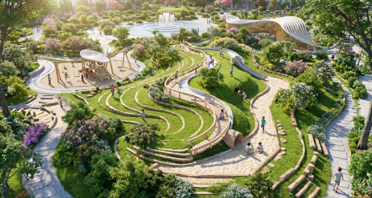 Hệ thống tiện ích tại Phân khu Vịnh Thiên Đường